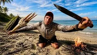 Thumbnail: 3 Days Alone - If I Don't Catch Food - I Don't Eat