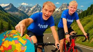 Thumbnail: We Spun a Globe and had to Cycle Home from Wherever It Landed!