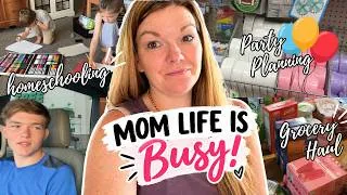Thumbnail: Getting It ALL Done! Party Prep, Homeschooling + Groceries