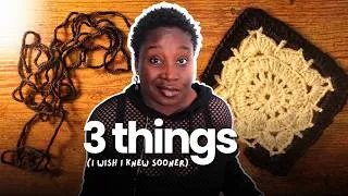 Thumbnail: What Crochet taught me about Slow Living | 3 Things I Wish I Learnt Earlier