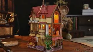 Thumbnail: Inside the Mysterious Endless Manor 🕯️ | Victorian Book Nook Tour