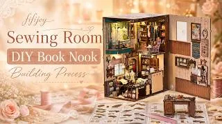 Thumbnail: Sewing Room DIY Book Nook Building Process | A Tiny Room Full of Memories