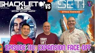 Thumbnail: Ep 110:  SETI: Space Agencies vs Shackleton Base Blow. Within. Above.