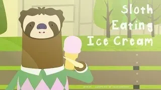 Thumbnail: Sloth Eating Ice Cream On A Hot Summer Day