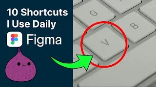 Thumbnail: 10 Figma Shortcuts I Use Every Day for 100% Faster Workflow