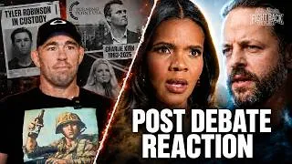 Thumbnail: Candace Owens DESTROYS Andrew Wilson in Charlie Kirk Debate! Jake Shields Reacts