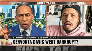 Thumbnail: "YOU BLEW IT ALL?! Stephen A. Smith PUTS Gervonta Davis ON THE SPOT Over Financial Drama!"