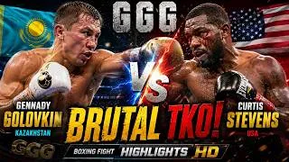 Thumbnail: Gennady Golovkin (Kazakhstan) vs Curtis Stevens (USA) | TKO, Boxing Fight Highlights HD
