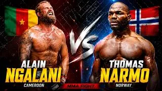 Thumbnail: ALAIN NGALANI (CAMRROON) VS THOMAS NARMO (NORWAY) | NEW LATEST MMA BOXING FIGHT HIGHLIGHTS HD