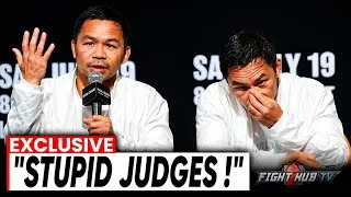 Thumbnail:  🚨 Manny Pacquiao BREAKS SILENCE After Mario Barrios Draw — “I Was ROBBED!” SHOCKING Reaction 😱🥊