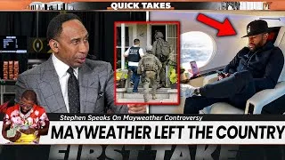 Thumbnail: 🚨 Stephen A. Smith BREAKS His Silence on Floyd Mayweather Amid NEW Investigation Rumors! 😱🔥