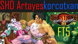 Thumbnail: Street Fighter III: Third Strike - SHD Artayes [Necro] vs korcotxan [Hugo] (Fightcade FT5)