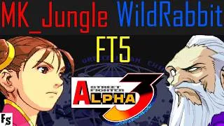 Thumbnail: Street Fighter Alpha 3 - MK_Jungle [Chun-Li] vs WildRabbit [Gen] (Fightcade FT5)