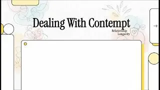 Thumbnail: How to Deal with Contempt in a Relationship: A Therapist’s Practical Guide