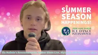 Thumbnail: Ilia Malinin's Announcement of Announcements, Lake Placid Ice Dance International,Alysa Liu Shopping