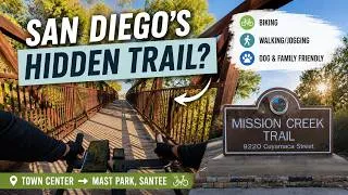 Thumbnail: Exploring the San Diego River Trail | Town Center to Mast Park Bike Ride in Santee
