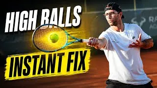 Thumbnail: How to Play High Balls on Your Forehand (Instant Fix)