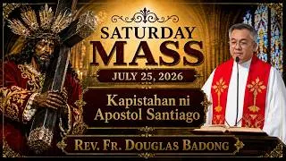 Thumbnail: Quiapo Church Live Mass Today | July 25, 2026 | Rev. Fr. Douglas Badong