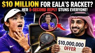 Thumbnail: 1. **$10 MILLION FOR ALEX EALA’S RACKET?! HER 5-SECOND ANSWER STUNS THE WORLD!**