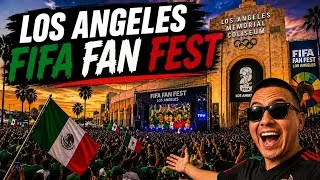 Thumbnail: INSANE FIFA FAN FEST in LOS ANGELES 🇲🇽⚽️ | Mexico Fans Took Over! 🔥