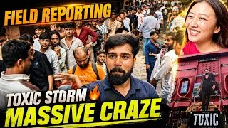 Thumbnail: Toxic STORMS Hindi Belt Theatres | Yash Craze Is UNBELIEVABLE! Opening Day - Admin Field Reporting 