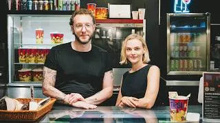 Thumbnail: Daniel Goldhaber and Madeline Brewer Visit The Concessions Counter