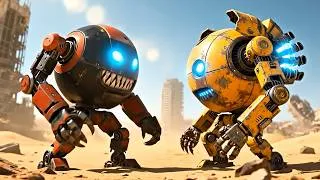 Thumbnail: Robot Pacman Epic Battle Against Red-Black Spy Robot