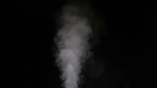 Thumbnail: Slow Motion White Smoke Flowing Up on Black Backdrop Free Stock Video