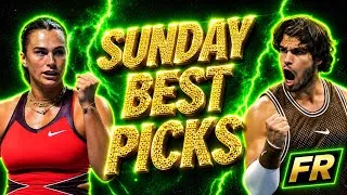Thumbnail: US Open Tennis Best Bets, Picks, Props Analysis & Predictions FREE Today Sunday September 6th