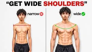 Thumbnail: How To Build Wider Shoulders (3 Science-Based Tips) | Home & Gym