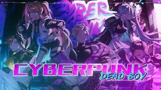 Thumbnail: サイバーパンクデッドボーイ (CYBERPUNK DEAD BOY) / Finana × Claude × Shu × Meloco × Kotoka (Acapella Cover)
