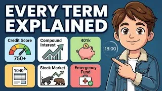 Thumbnail: Every Investing Term Explained In 18 Minutes (For Beginners)
