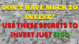 Thumbnail: How To Invest 100 Dollars In A RECESSION - INVALUABLE TIPS!