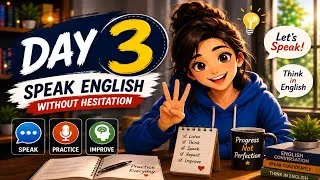 Thumbnail:  Fluently Speaking Challenge | Speak English Without Hesitation Day 3 