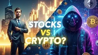 Thumbnail: Stocks vs. Crypto in 2025: Where Should You REALLY Put Your Money?