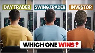 Thumbnail: Day Trader vs Swing Trader vs Investor - Who Actually Wins?