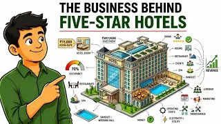 Thumbnail: 5-Star Hotel इतना पैसा कैसे कमाता है? 😱 | Luxury Hotel का पूरा Business Model