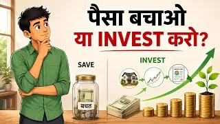 Thumbnail: 👉 गरीब पैसा बचाता है, अमीर पैसा कहाँ लगाता है? | Wealth Building का असली राज