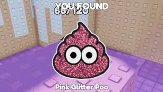 Thumbnail: Find the Pou Poos - Where to Find the Pink Glitter Poo (Roblox)