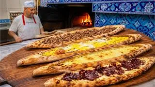 Thumbnail: He Bakes Variety of Boat Pizza in a 120 Year Old Oven! Behind the Scenes at Pizzeria