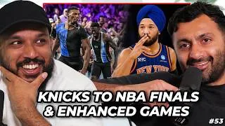 Thumbnail: Knicks Advance to the NBA Finals, Enhanced Games & We're Opening a Franchise | Gucci Turban Podcast