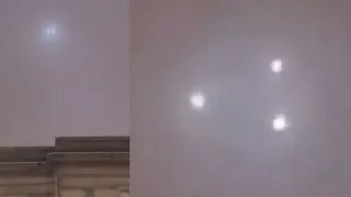 Thumbnail: Triangular Shaped UFO With Bright Lights Sighted Over Downtown Toronto