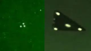 Thumbnail: Triangle Shaped UFO Filmed By Night Vision Camera Over Spain Near Puig Campana Mountain