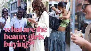 Thumbnail: What are the Beauty Girls Buying in NYC?! | favorite products + beauty trends IRL