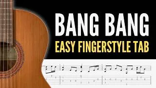 Thumbnail: Bang Bang (My Baby Shot Me Down) Fingerstyle Guitar Tutorial + TAB (Easy Version)