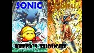 Thumbnail: Keeby's thoughts: Sonic vs Goku