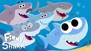 Thumbnail: Baby Shark Relatives | Grandpa, Grandma, Uncle, Aunt | Family Vocabulary | Finny The Shark