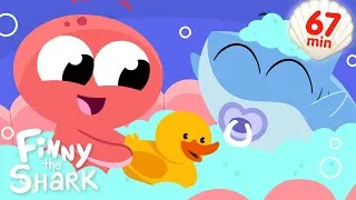 Thumbnail: The Baby In The Bath + More Routines Songs! | Finny The Shark