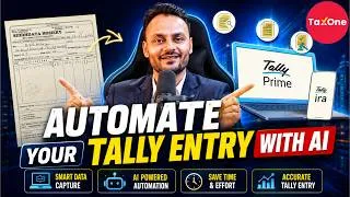 Thumbnail: Automate Your Tally Entry with AI 🤖 | Handwritten Invoice to Tally Prime in Seconds