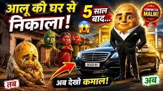 Thumbnail: Gareeb Aalu Ko Ghar Se Nikaal Diya 😭 | 5 Saal Baad Bana Company Ka Malik! 😱